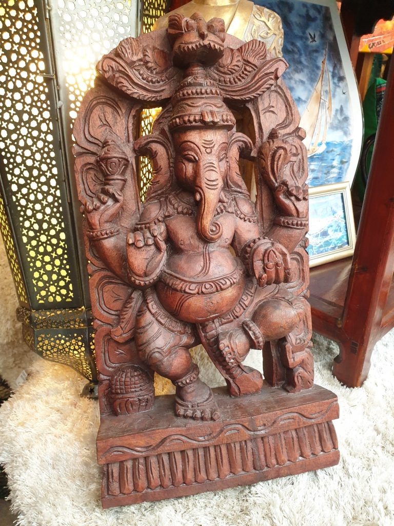 Divinités et Personnages Ganesh dansant en bronze d'Inde (Décoration, Saint-Jean-Cap-Ferrat, objet, France)